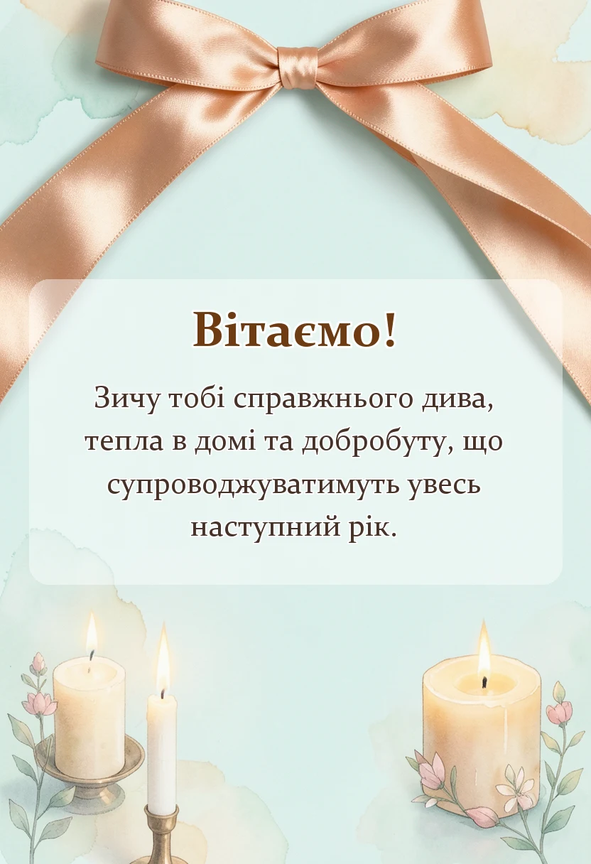 листівка з побажанням - гарні картинки зі старим новим роком