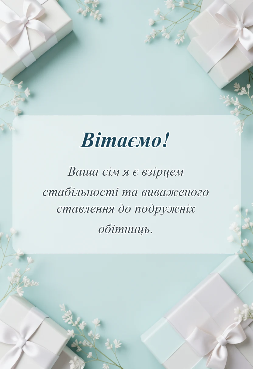 красива листівка: привітання на нікелеве весілля