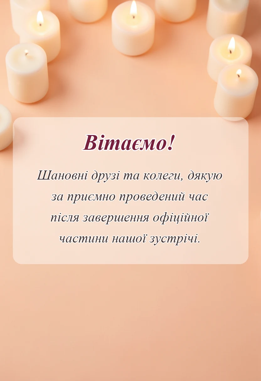 святкова картинка: слова подяки за гарно проведений час для друзів учителів колег