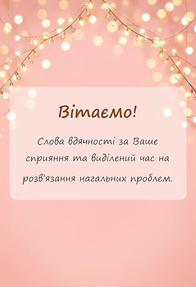 красива листівка: подяка за допомогу своїми словами