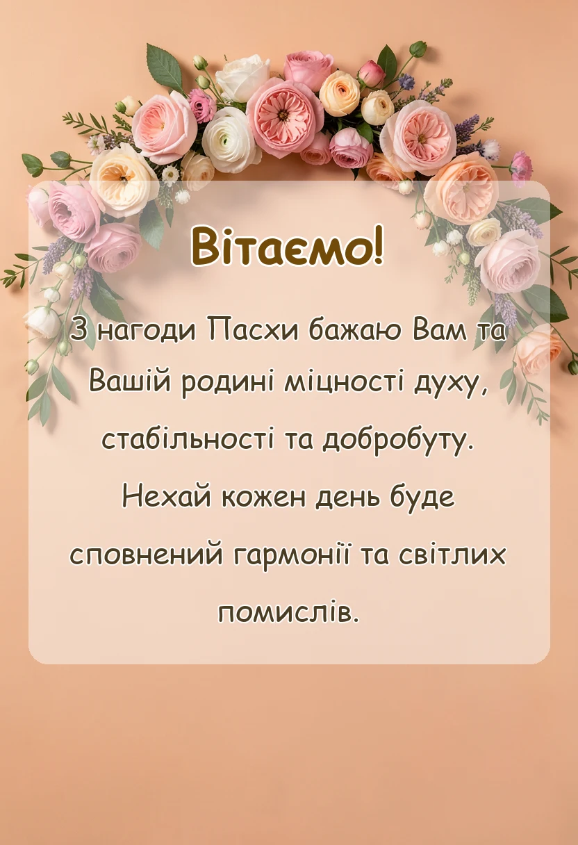святкова картинка: привітання з пасхою своїми словами короткі