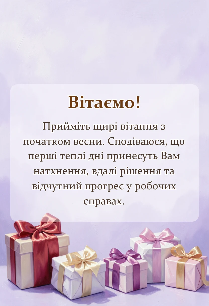 листівка з побажанням - картинки з першим днем весни