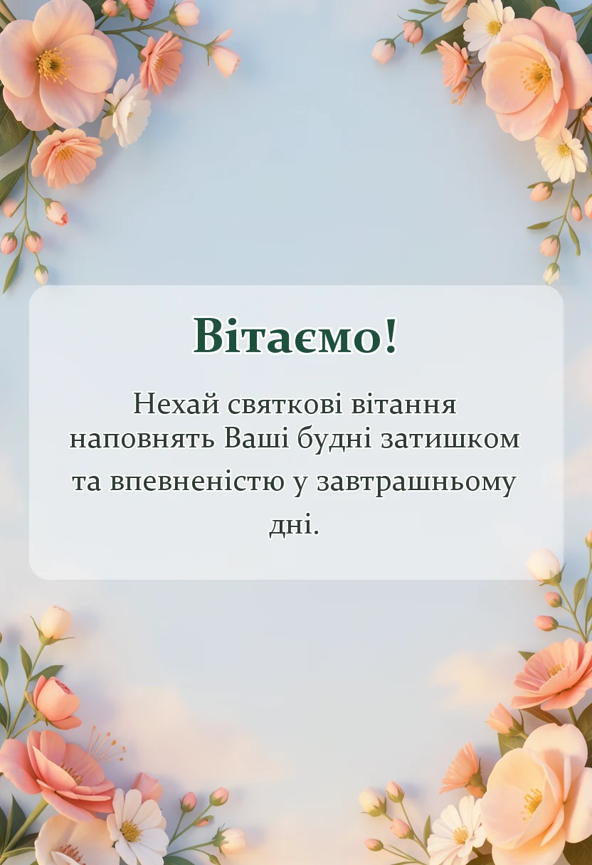 вітальна листівка - гарні картинки зі старим новим роком