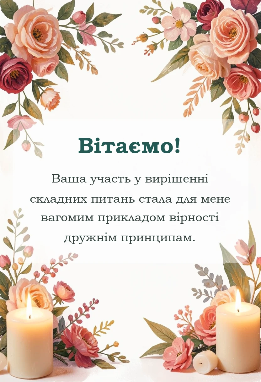 унікальна листівка - слова подяки друзям