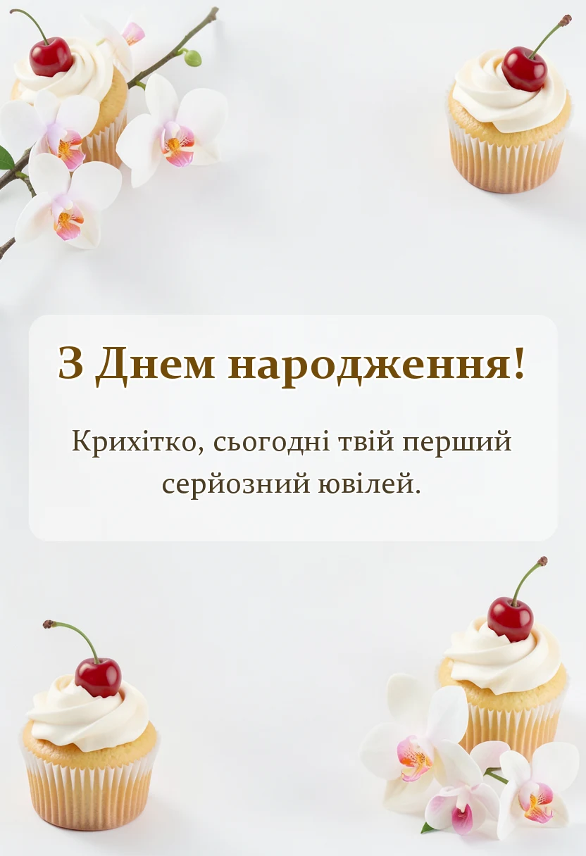 унікальна листівка - привітання з першим днем народження малюка