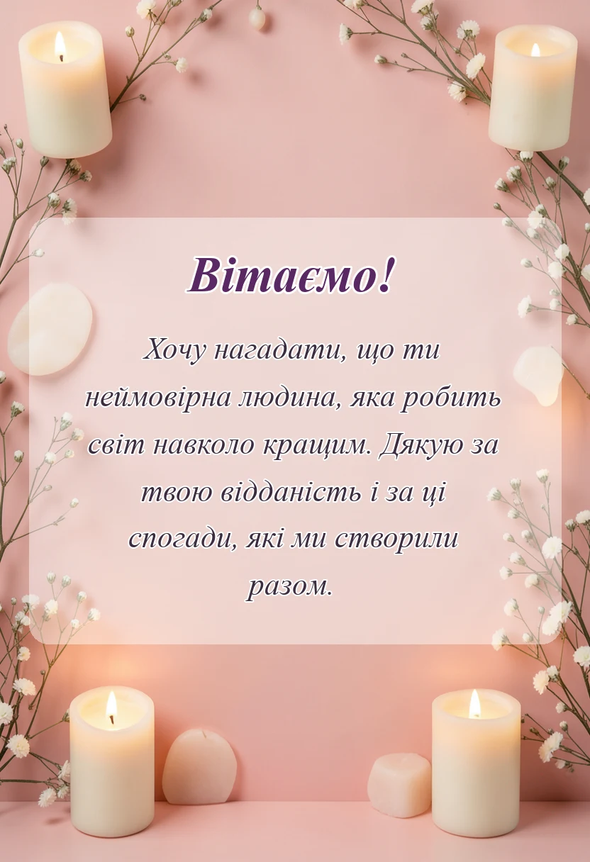 красива листівка: слова подяки друзям