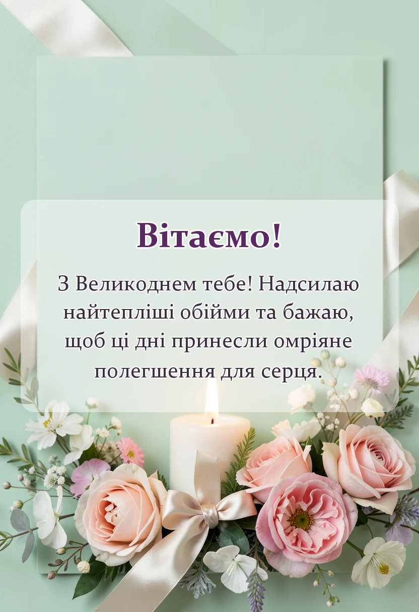 унікальна листівка - привітання з великоднем картинки