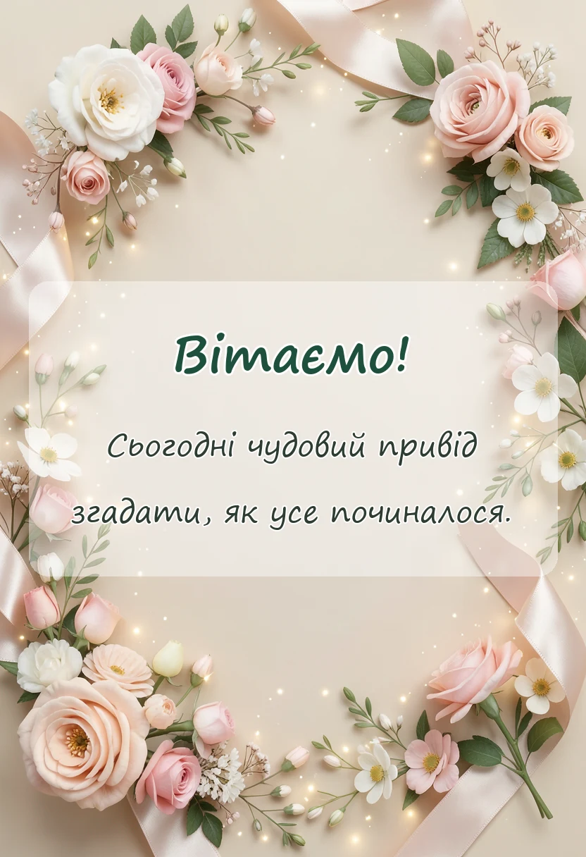 святкова картинка: картинки на нікелеве весілля