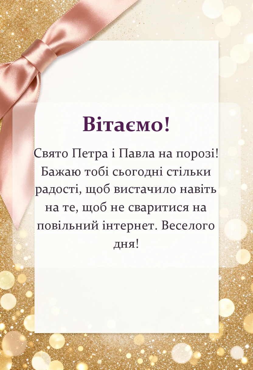 унікальна листівка - картинки з петром і павлом
