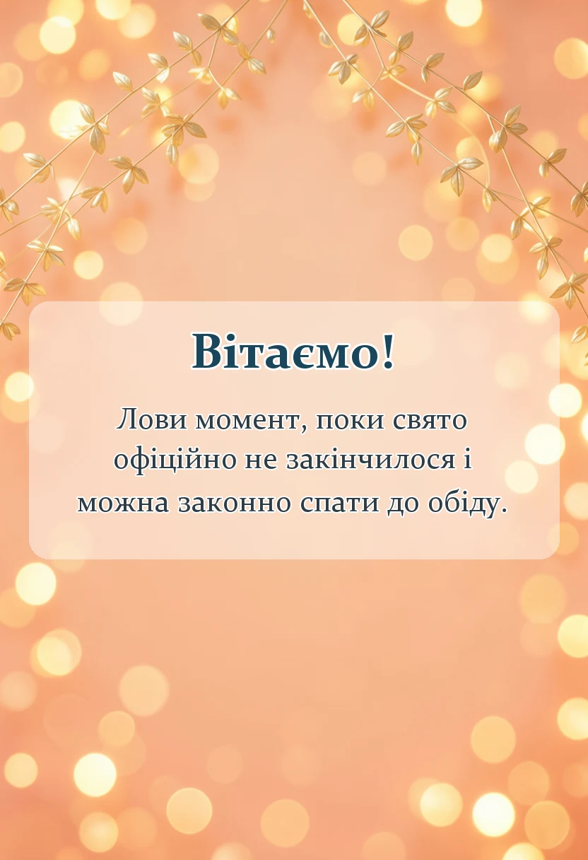 красива листівка: привітання зі старим новим роком українською мовою своїми словами