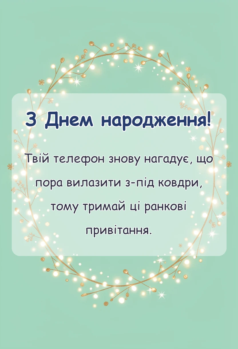 вітальна листівка - позитивні картинки з добрим ранком