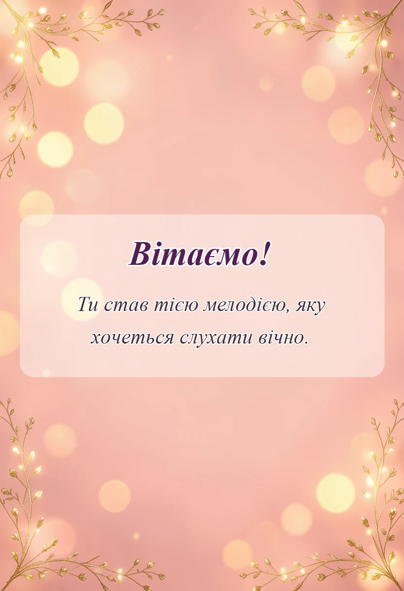 листівка з побажанням - гарне привітання з днем закоханих