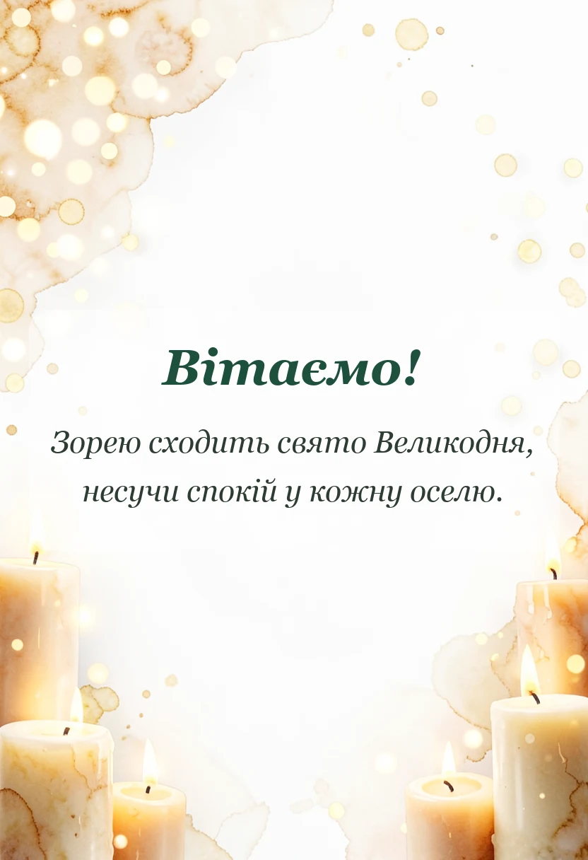 листівка з побажанням - привітання з великоднем картинки