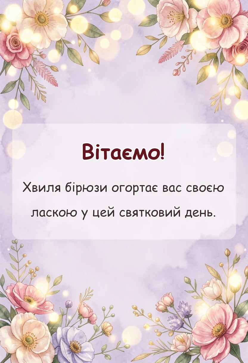вітальна листівка - картинки на бірюзове весілля