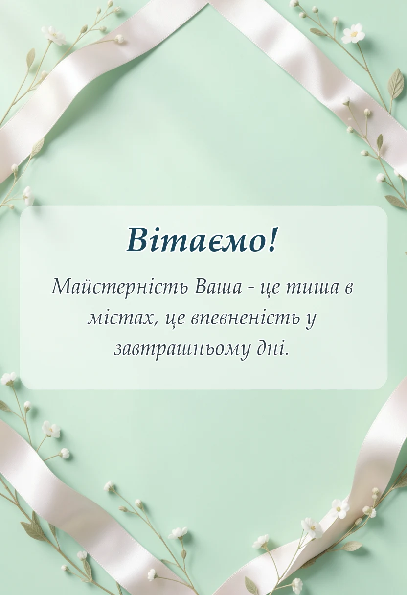 красива листівка: привітання з професійним святом сбу