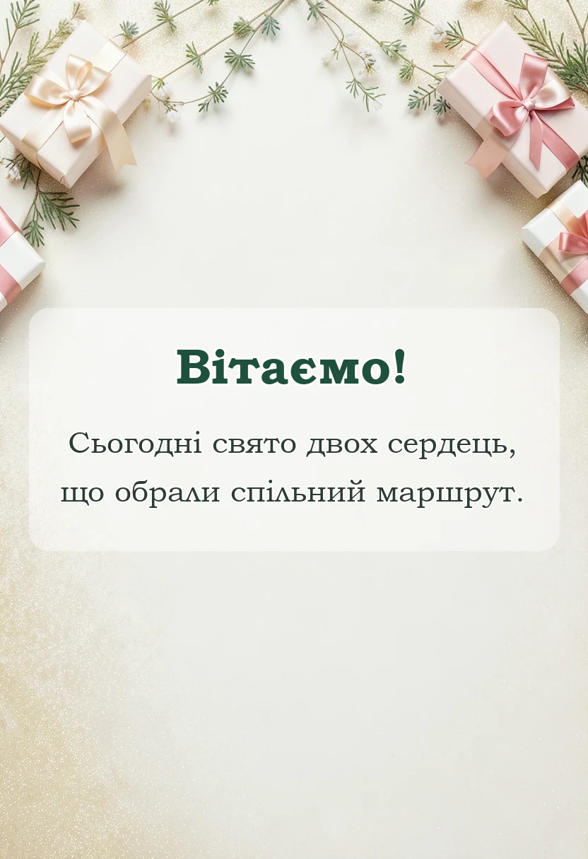 святкова картинка: привітання з річницею весілля 3 роки
