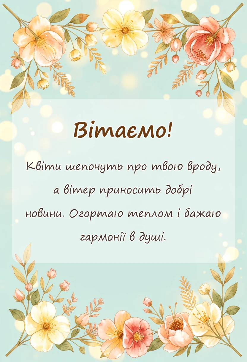 красива листівка: картинки з 8 березня