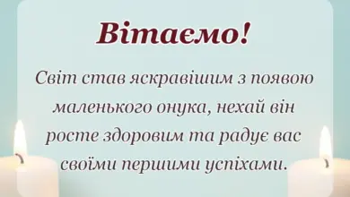унікальна листівка - прикольні привітання з народженням онука для дідуся і бабусі