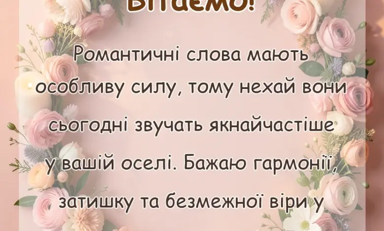 святкова картинка: гарне привітання з днем закоханих