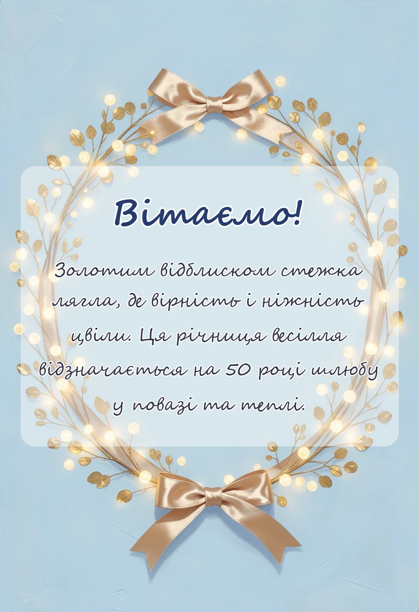 святкова картинка: картинки на золоте весілля